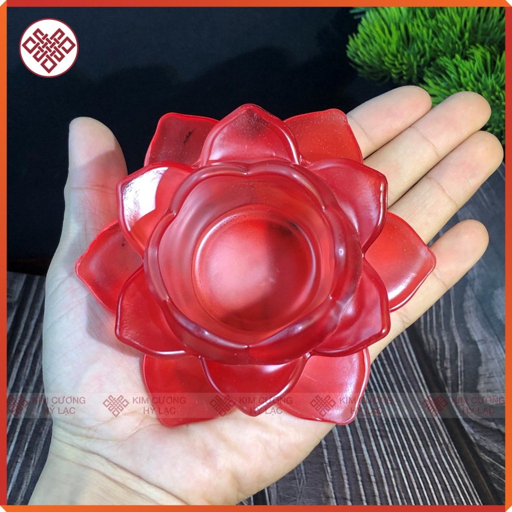 Chân Đèn [Kim Cương Hỷ Lạc] Hoa Sen Đựng Nến