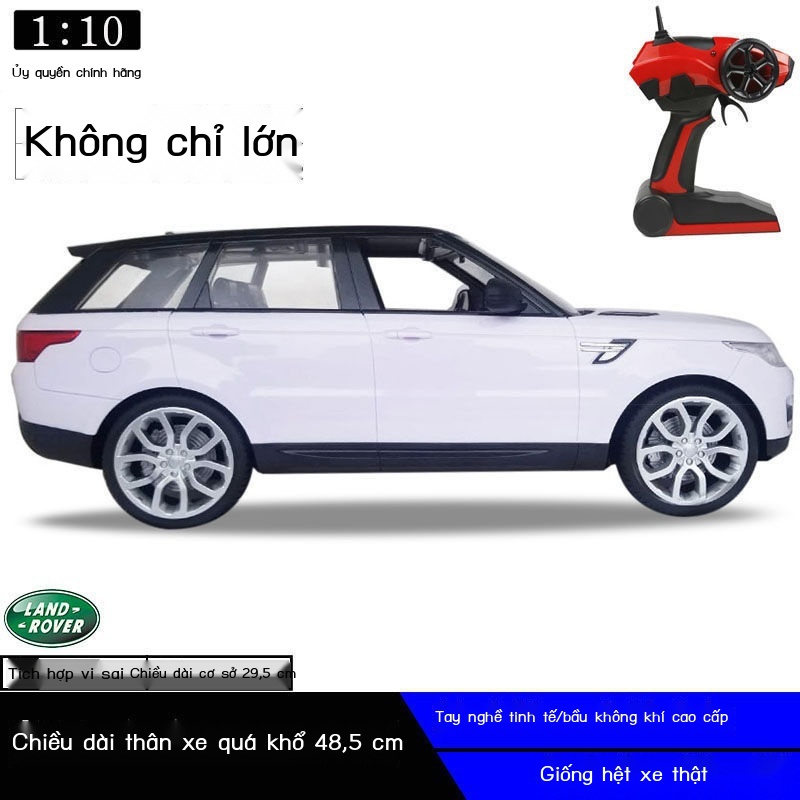 J1:10 siêu lớn sạc Land Rover ô tô điều khiển từ xa xe địa hình đồ chơi trẻ em chính hãng drift mô đua Range