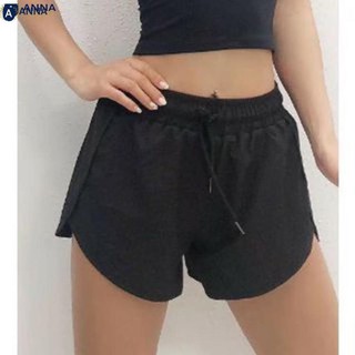 Quần tập gym nữ trơn vải si 2 lớp co giãn Anna Fashion ( hình ảnh thật )