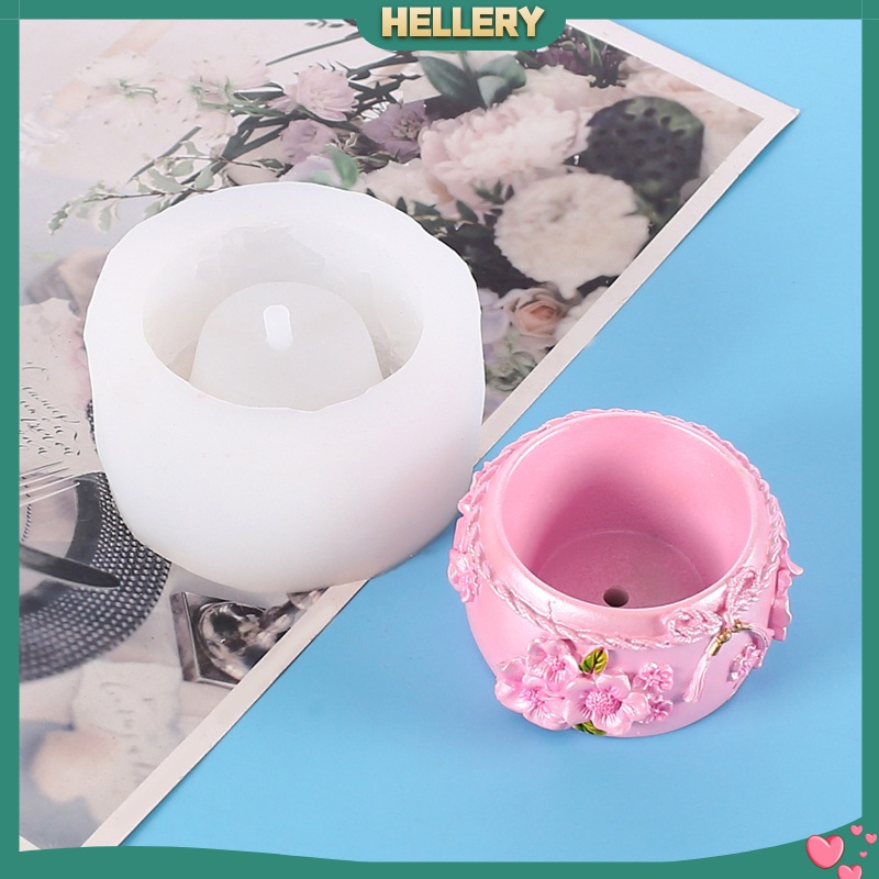 Khuôn Silicone Làm Nến / Xà Phòng / Chậu Hoa
