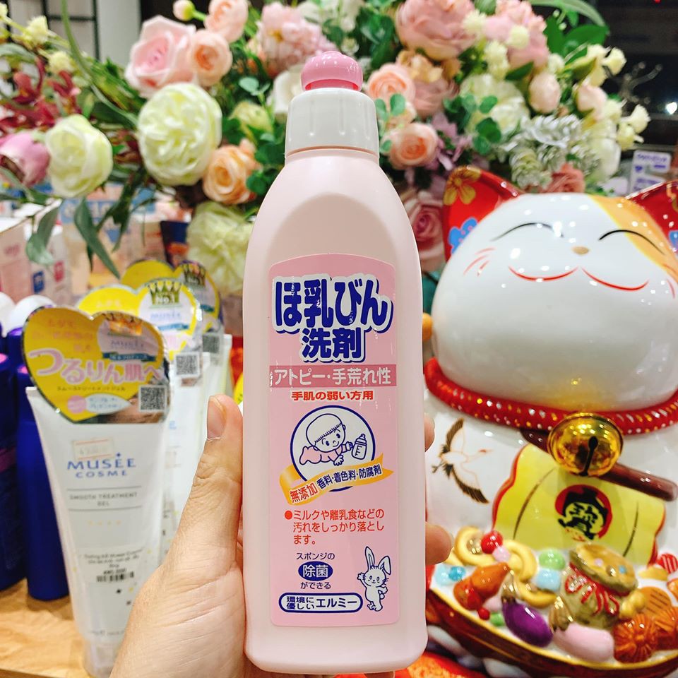 [NỘI ĐỊA NHẬT] Nước Rửa Bình Sữa Núm Ti Đồ chơi của bé KOSE Nhật Bản 300ml
