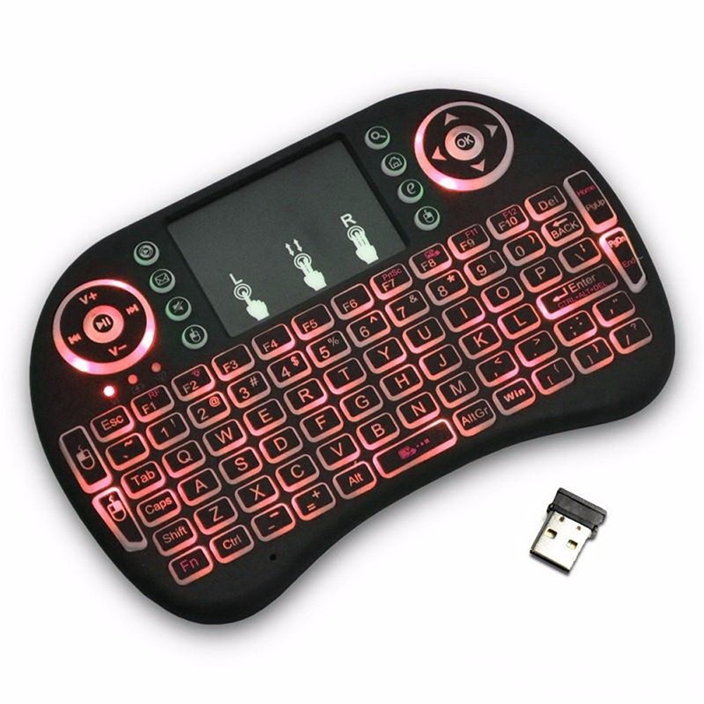 I8 Wireless Mice Air Mouse Touchpad Keyboard 2.4GHz Back-lit