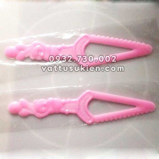 Bịch 100 Dao Gấu Hồng Cắt Bánh Kem