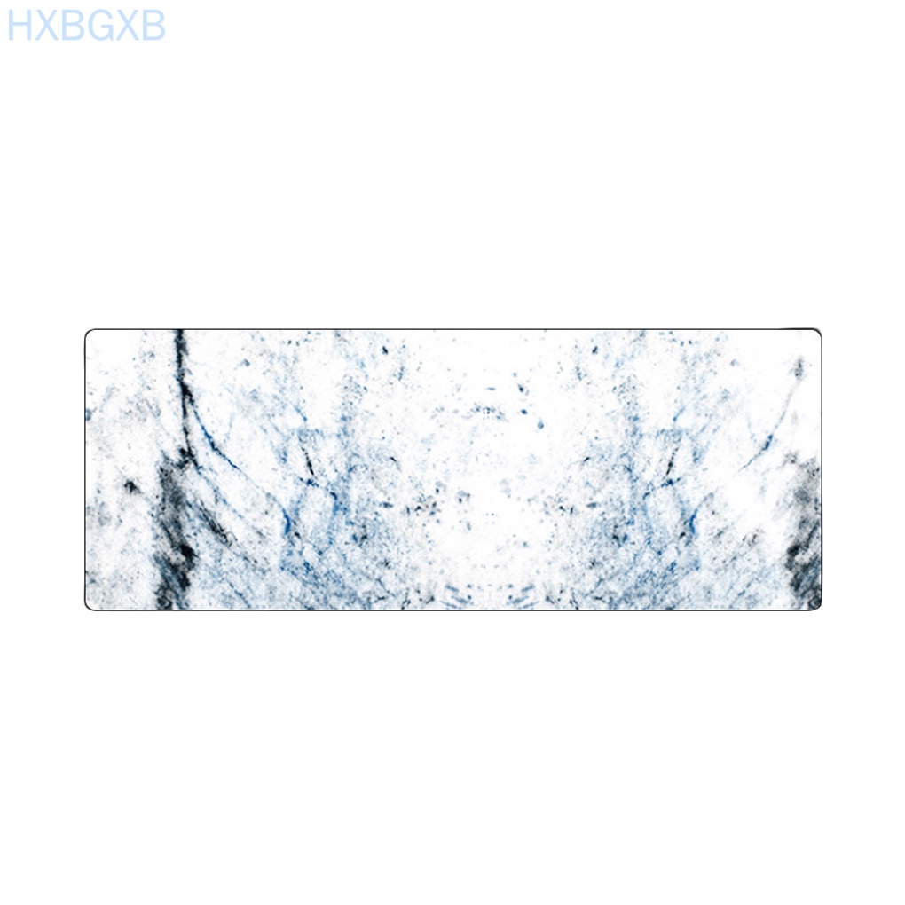 HXBG Extra Large Mouse Pad Marble Extended Computer Mouse Pad Non-Slip Non-Stitched Edges Keyboard Desk Mat