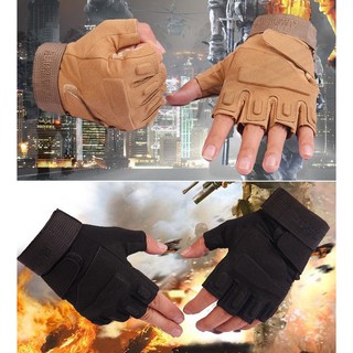 Găng tay chiến thuật cụt ngón Tactical