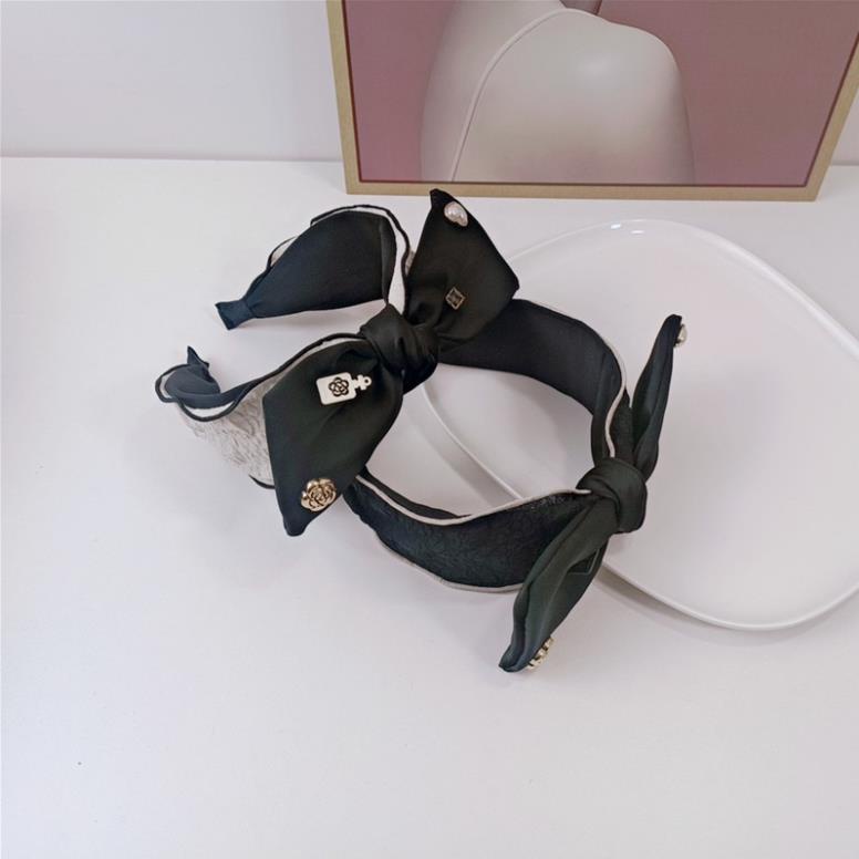 Bờm tóc băng đô cài tóc Chalen thắt nơ, viền ren to bản thời trang Hàn Quốc, June Accessories