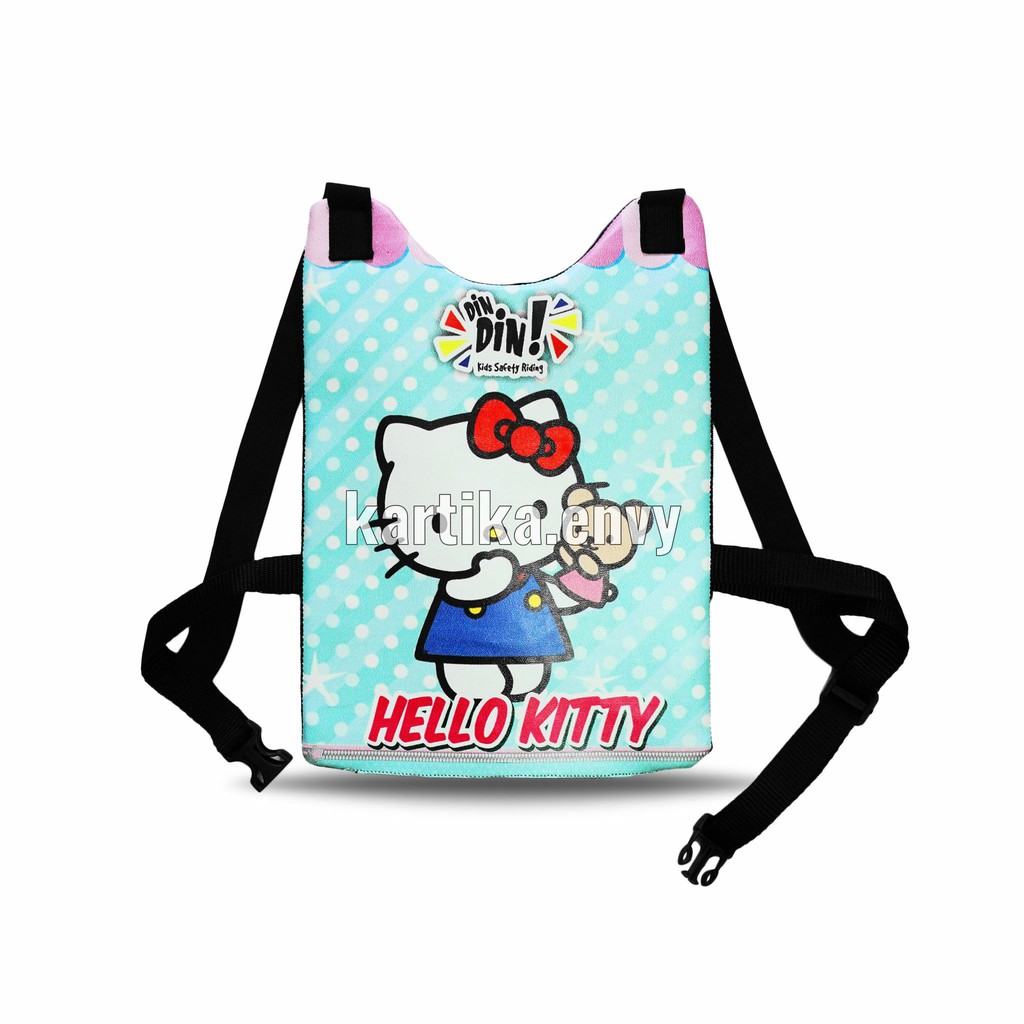 Áo Bảo Hộ Chống Gió Hình Hello Kitty Cho Bé Khi Đi Xe Mô Tô