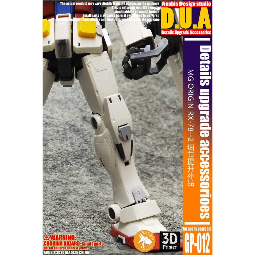 Phụ kiện mod ANUBIS - Chi tiết nhựa mô hình in 3D cho MG 1/100 RX-78-2 VER GTO GP012