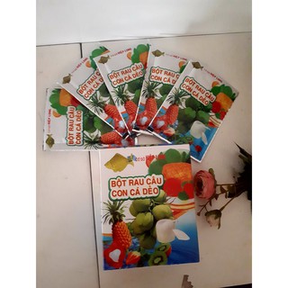 Bột thạch rau câu con cá dẻo gói 10g( Sét 6 gói_ 12 gói)