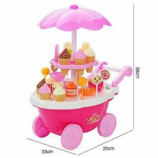 Bộ đồ chơi xe đẩy bán kem