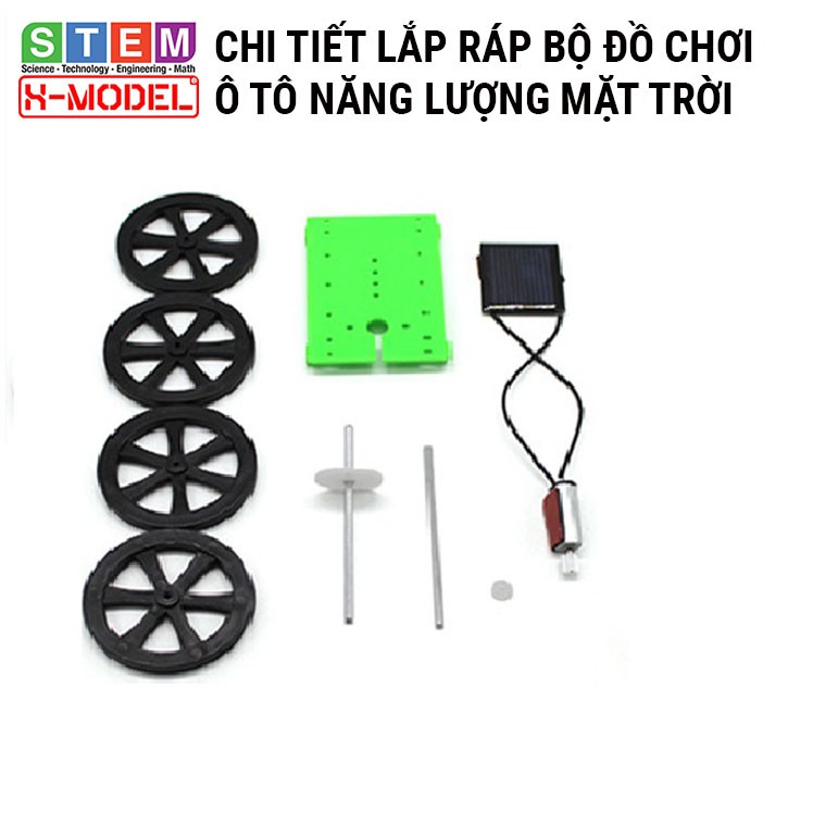 Đồ chơi sáng tạo STEM ôtô nhựa mini năng lượng mặt trời X-MODEL ST30 cho bé, Đồ chơi trẻ em DIY[Giáo dục STEM, STEAM]