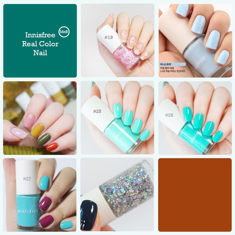 🌻 🌻 SƠN MÓNG TAY  INNISFREE REAL COLOR NAIL 🌻 🌻