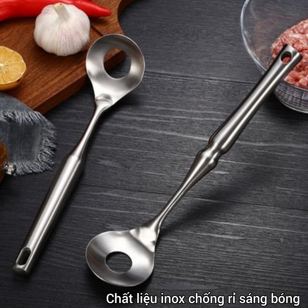 Muỗng Inox Làm Chả Viên Đa Năng - Tiện Lợi Làm Ra Những Viên Chả Dễ Dàng