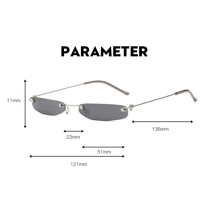 Ins Style Hot Sale Fashion Simple Retro Temperament Metal Small Frame Wild Ocean Lens Sunglasses, The Same Style for Men and Women