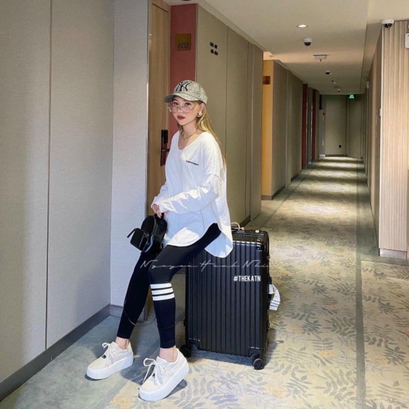 Quần legging kẻ vạch TB hàng QC | BigBuy360 - bigbuy360.vn