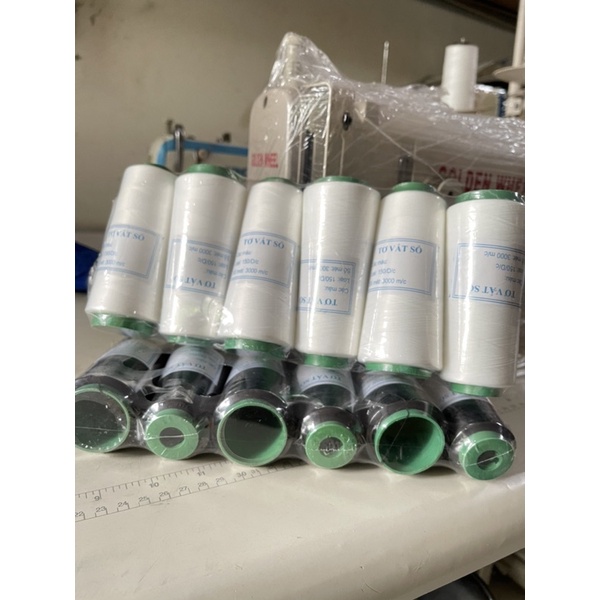 Tơ vắt sổ cuộn nhỏ 3000m - 4000m sợi 150D. Hàng chất lượng cao