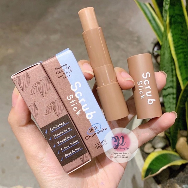 TẨY TẾ BÀO CHẾT MÔI ETUDE HOUSE MILK CHOCOLATE