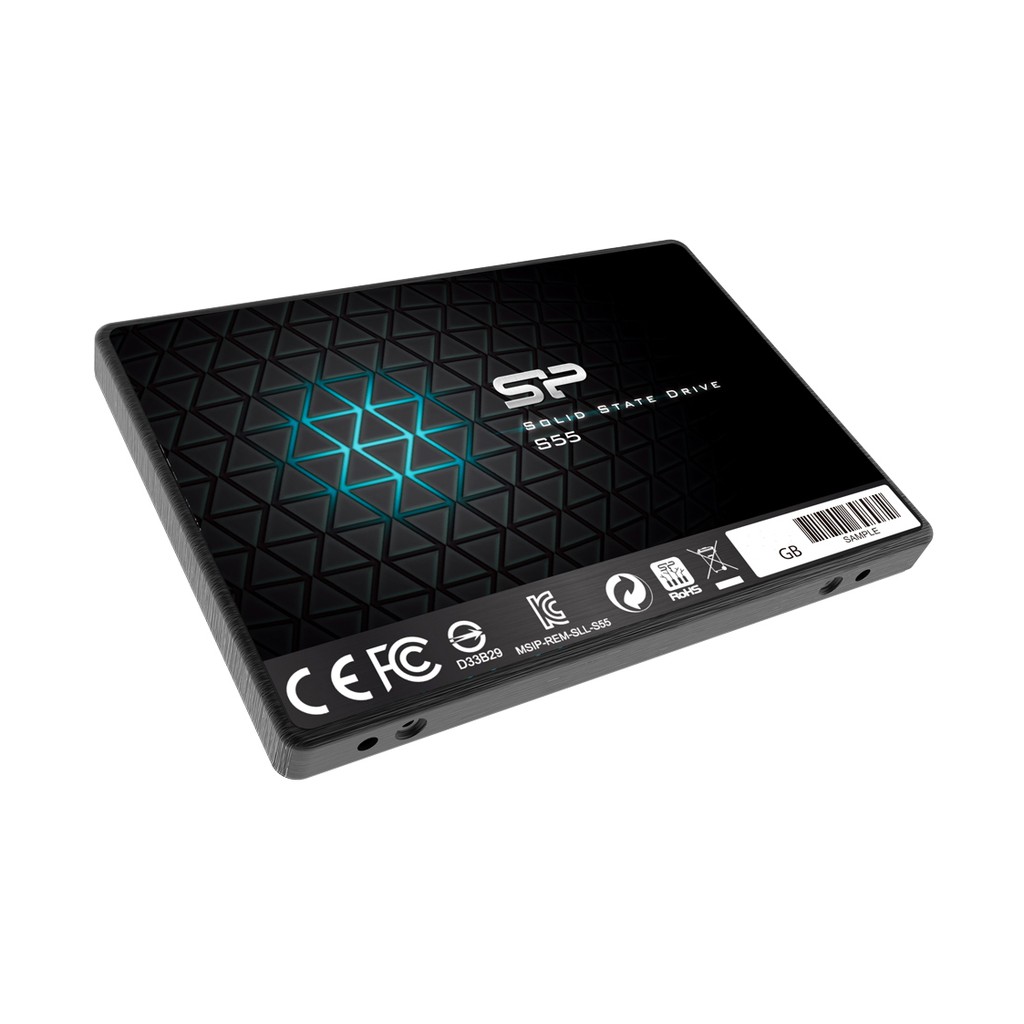 Ổ cứng SSD Silicon Power Slim S55 120GB Sata III 2.5&quot; upto 550MB/s / 420MB/s