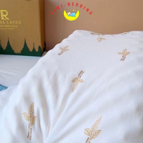 Gối cao su non Royal Latex cao cấp (Tặng kèm vỏ gối) tạo cảm giác massage khi ngủ - Timibedding