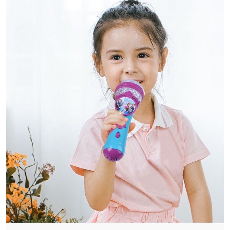 Mic hát karaoke Elsa cho bé đáng yêu