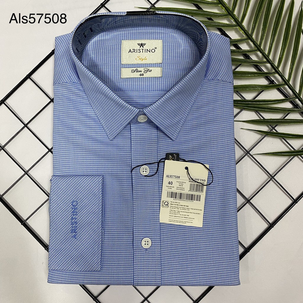 Áo Sơ Mi Dài Tay Aristino ALS63908 - ALS63508 - ALS57508 - ALS56708 Slim Chất Bamboo có 38/39/40/41/42/43 Gộp