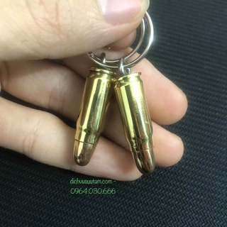 Combo 2 móc khóa viên đan K54 đầu tròn