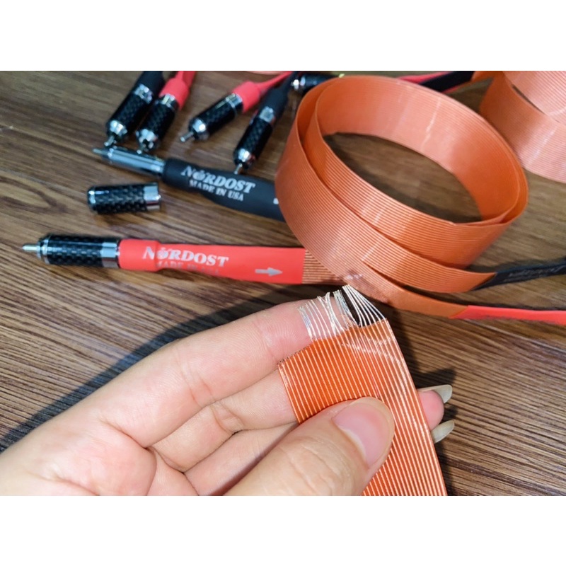 Dây tín hiệu âm thanh RCA Av Nordost bản Red mạ Bạc Siêu Dẫn cho dàn Audio Hi End