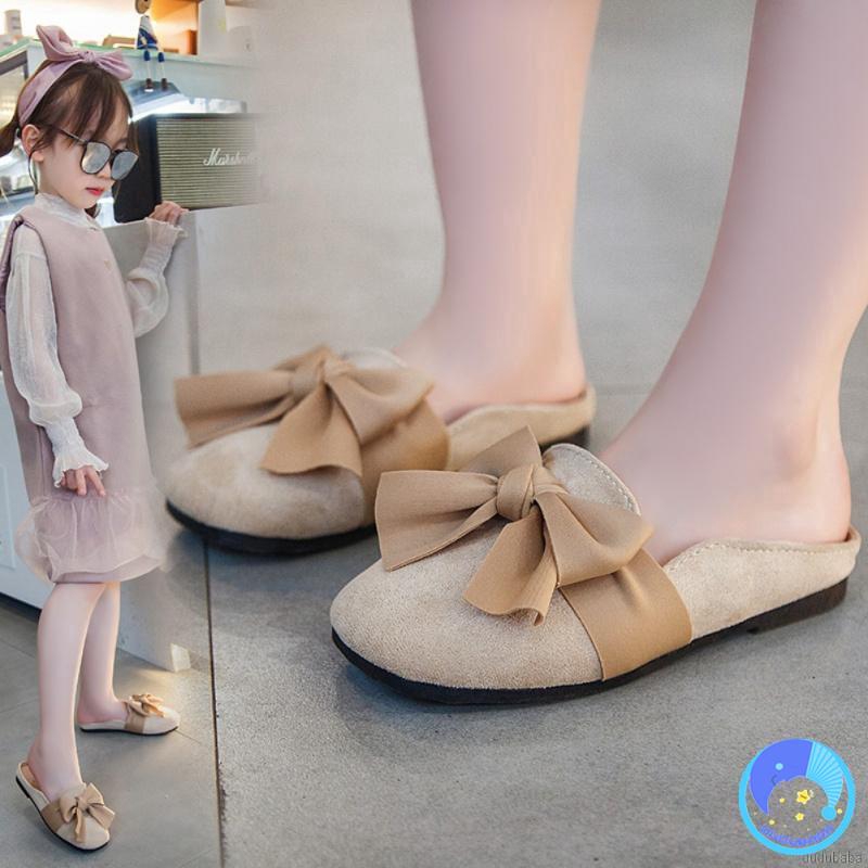Giày Búp Bê Da Pu Đế Mềm Cho Bé Gái