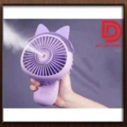 0 Quạt cầm tay phun sương mini tích hợp pin sạc dự phòng A99.