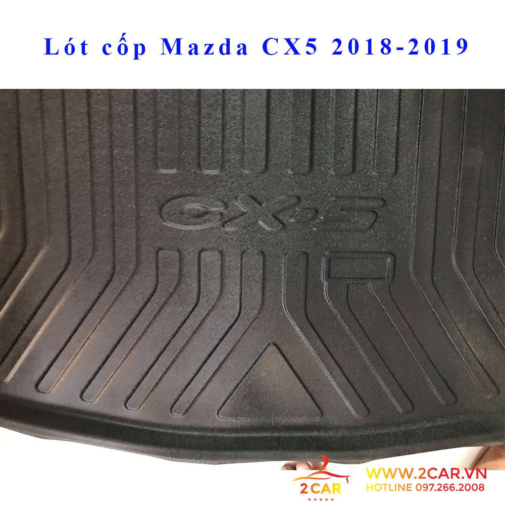 Lót cốp xe Mazda Cx5 2018-2021 nhựa dẻo, không thấm nước, không mùi