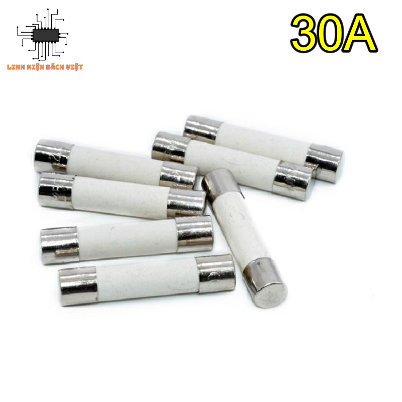 Cầu chì sứ 30A 250V 6x30mm