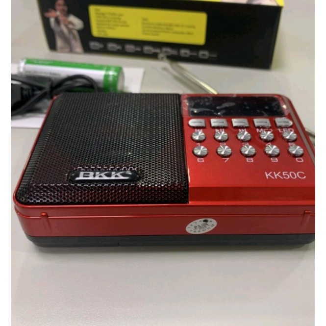 Loa Nghe Nhạc BKK KK50C, Cắm USB, Thẻ Nhớ, Nghe Đài FM, Nghe Nhạc Tiện Dụng - Bh 6 tháng
