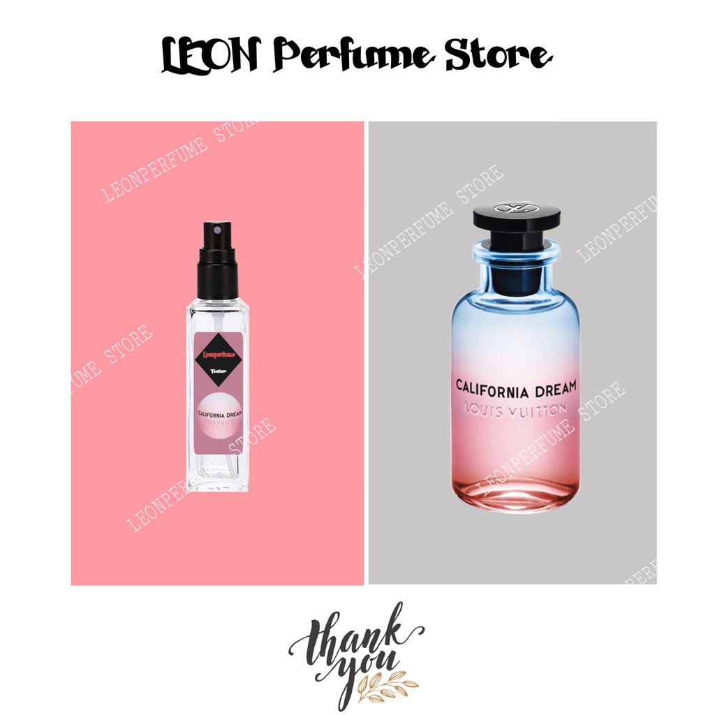 💎LEON💎 Mẫu thử nước hoa louis vuitton california dream 10ml dạng xịt