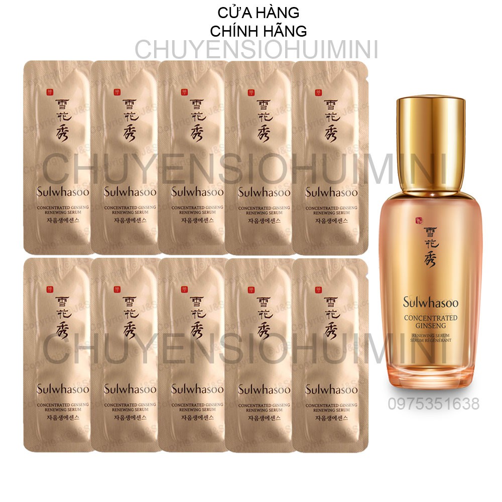 TINH CHẤT NHÂN SÂM VÀNG TRẺ HÓA DA SULWHASOO CONCENTRATED GINSENG SERUM