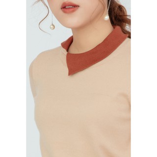 Áo len dài tay phối cổ - 20Again