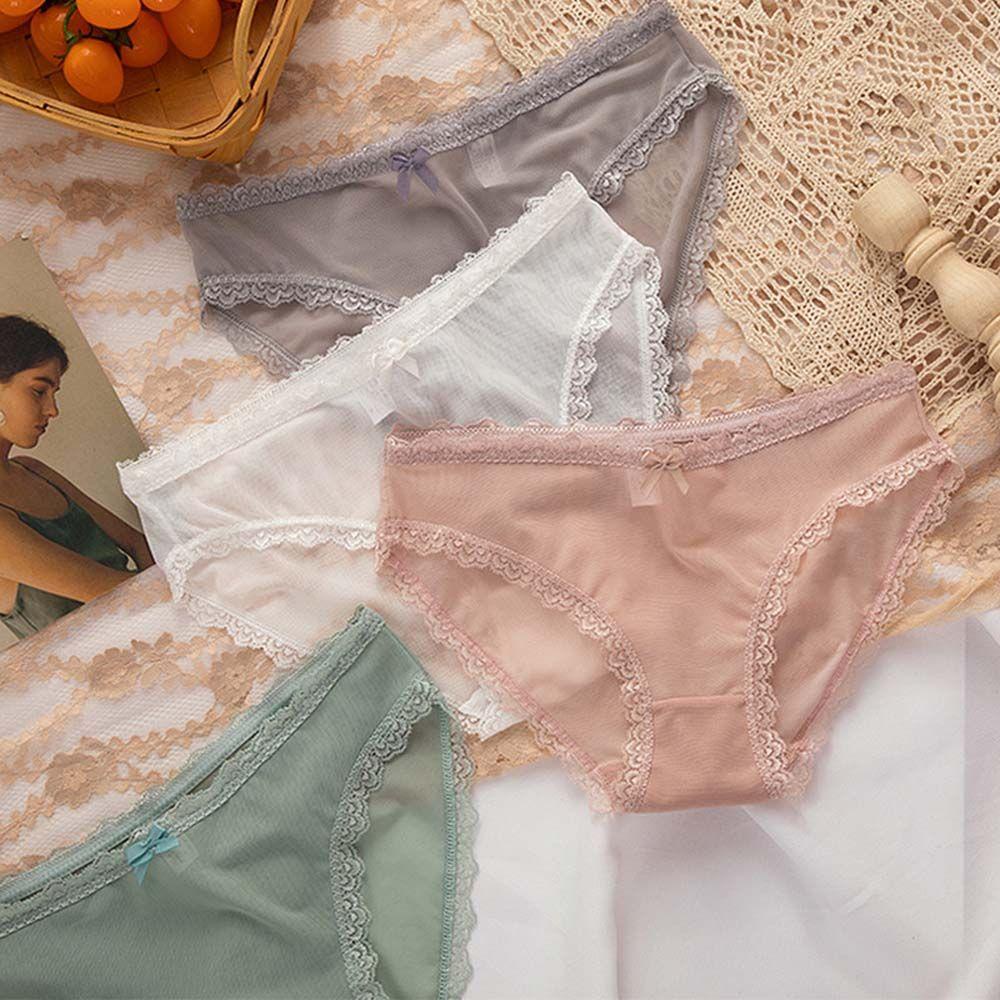 Quần Lót Cotton Co Giãn Màu Sắc Thời Trang Dành Cho Nữ