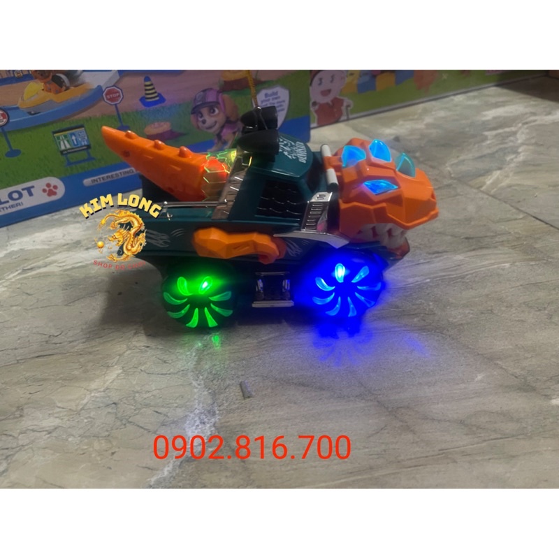 Đồ chơi lồng đèn trung thu cho bé trai hình XE ĐUA cá tặng pin có đèn và nhạc quà tặng trung thu