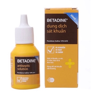 Antiseptic Solution 125ml - Dung dịch sát khuẩn vết thương