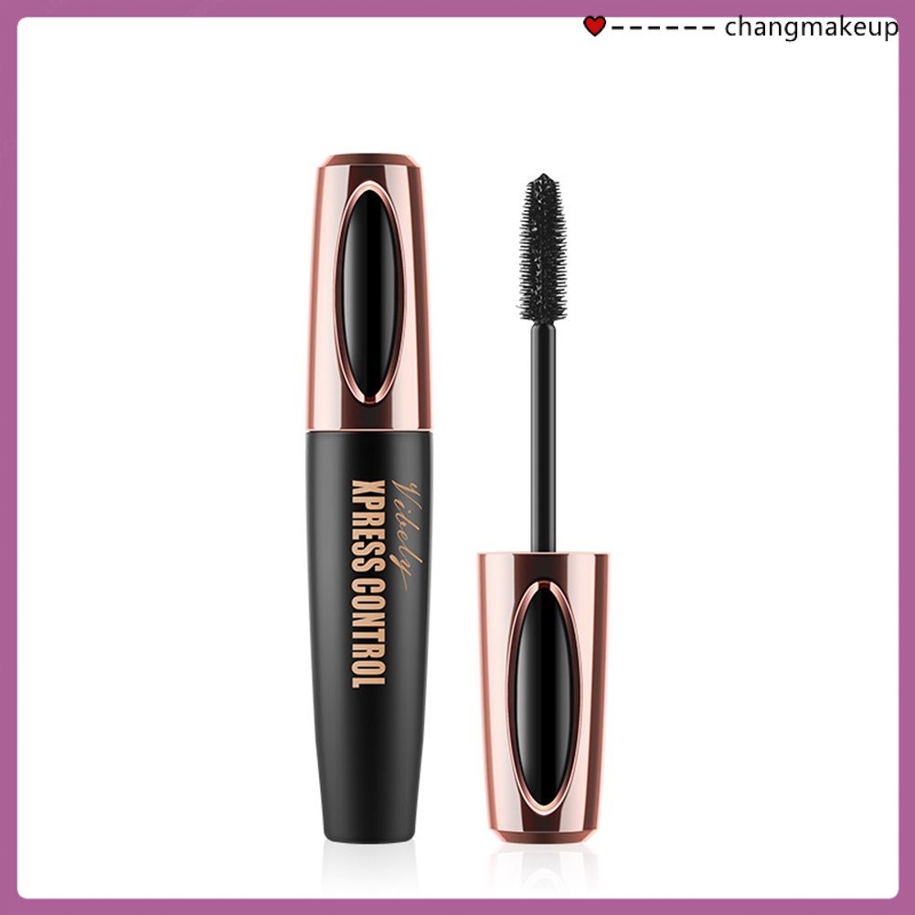 Mascara Sợi 4D Màu Đen Chống Thấm Nước Chuốt Dài Mi