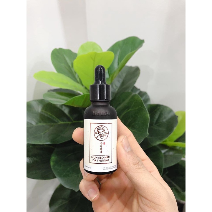 Combo Serum tái tạo Hỏa Tốc và Bột rửa mặt Huyết Sâm Bà Lão\