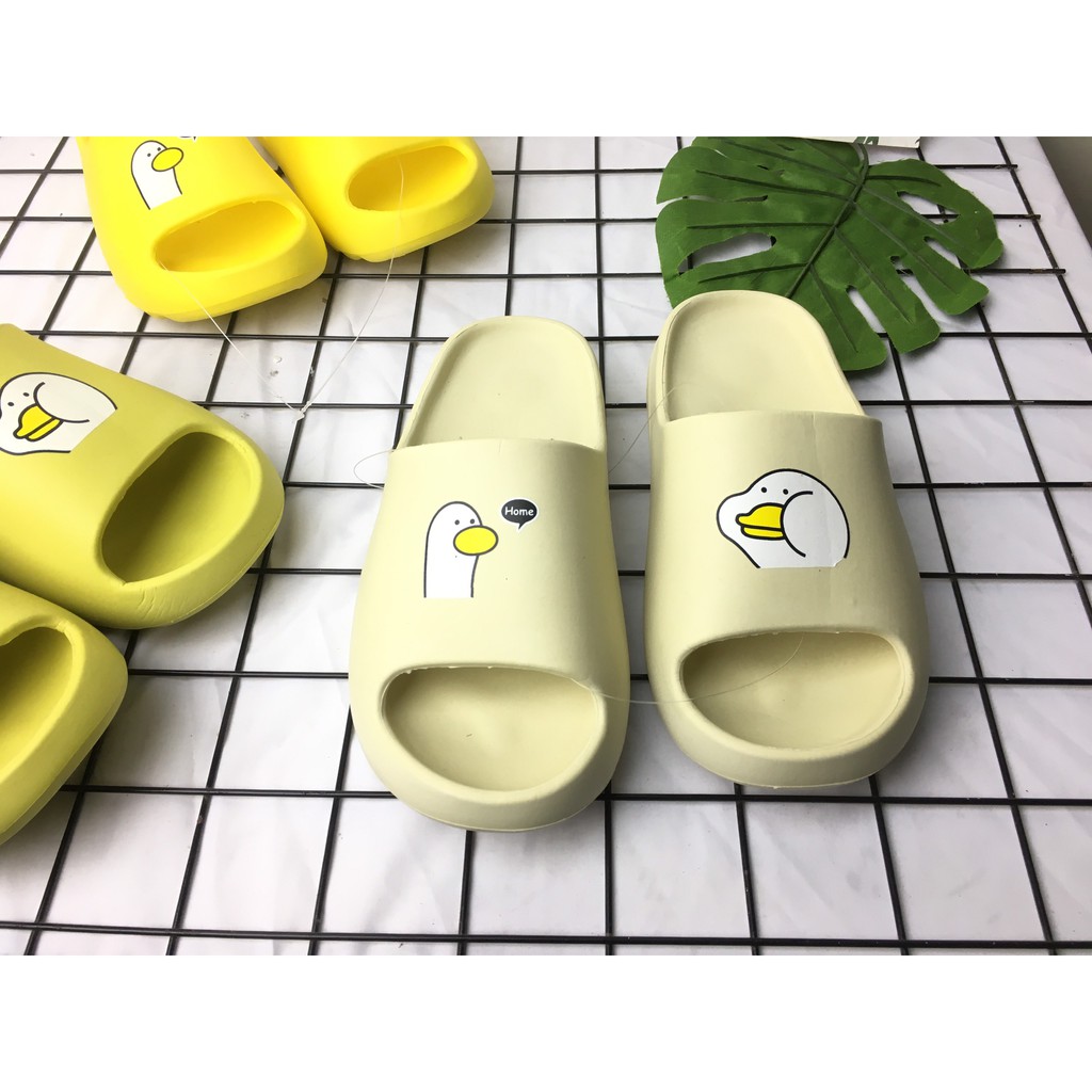 Dép lê YZ Slide bản giới hạn hoạ tiết vịt con, dép quai ngang chất liệu EVA siêu nhẹ