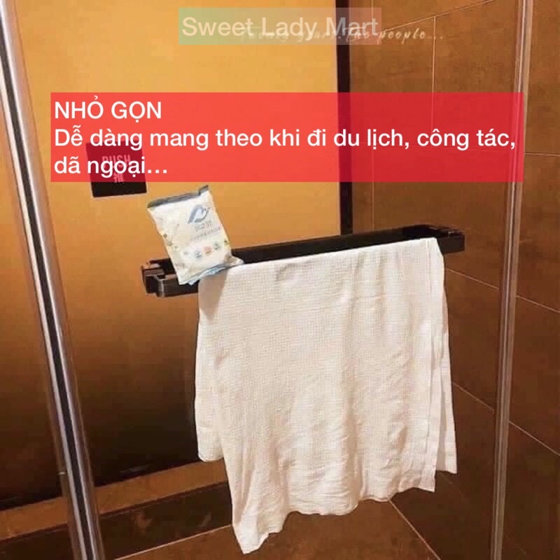 Khăn Tắm Nén Du Lịch Cotton Dày Dặn Chính Hãng 70x140cm