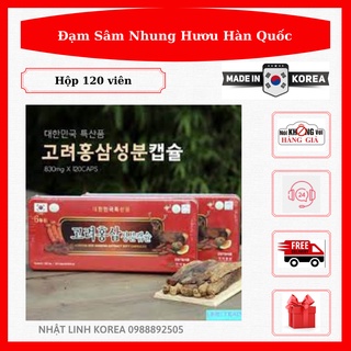 Đạm sâm nhung hươu hàn quốc - hộp 120 viên