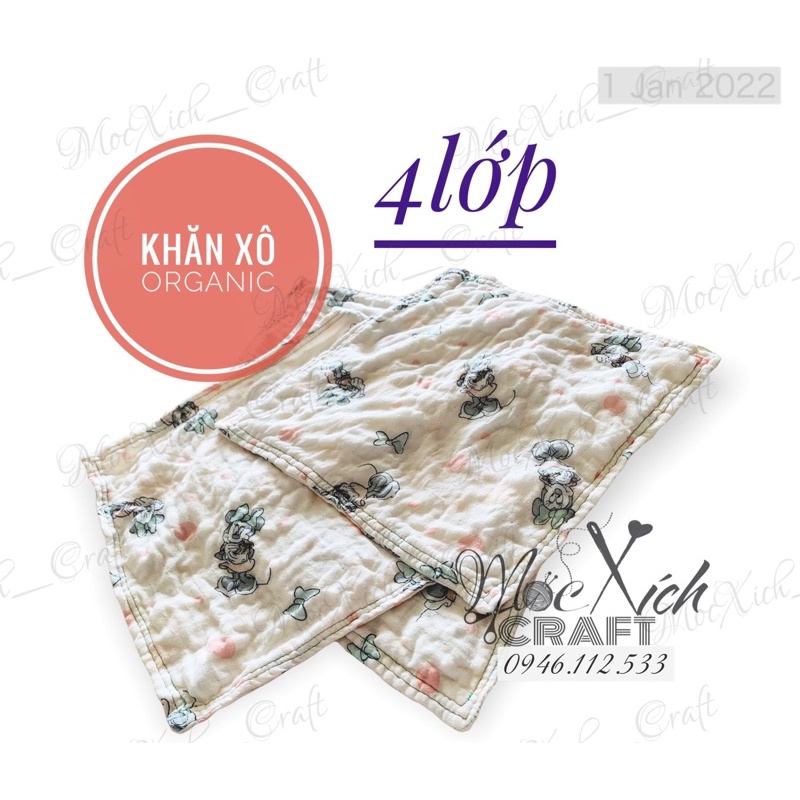 Khăn xô (organic), khăn sữa