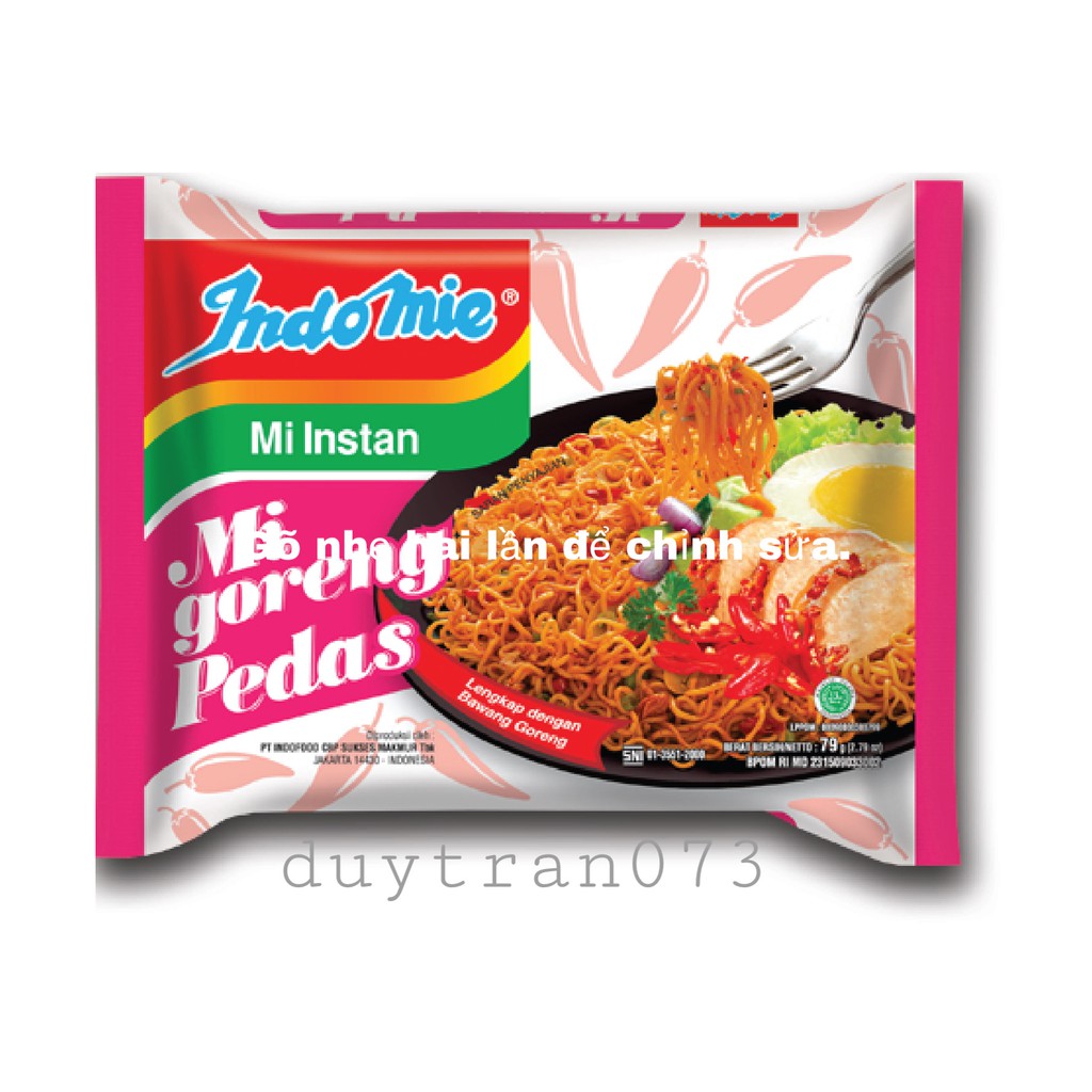 Mì xào khô Indomie Goreng l 4 vị | BigBuy360 - bigbuy360.vn