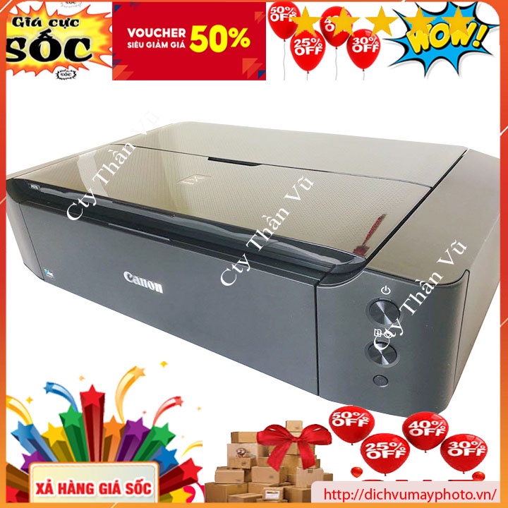 Máy in phun màu mới 100% khổ in A3 mã canon iP 8770 in đẹp máy 6 màu mực có in wifi hàng có bảo hành hỗ trợ tốt INECO