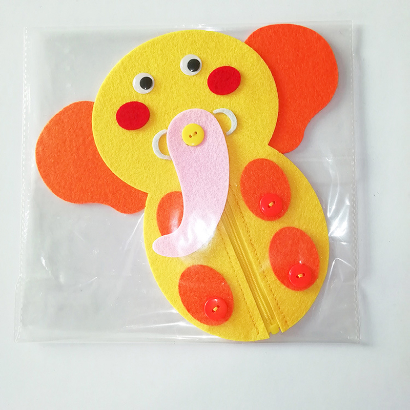 Đồ Chơi Kỹ Năng Sống Động Cơ Bằng Vải Nỉ Có Nút Khóa Kéo Montessori Cho Trẻ Em