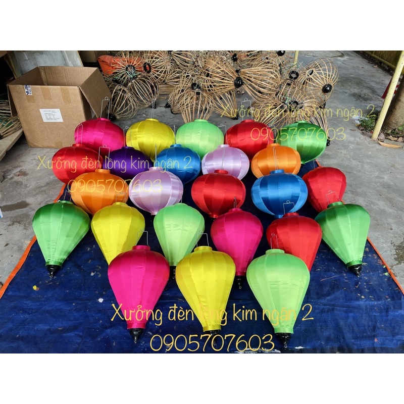 Đèn lồng hội an kháng nước bụi cực tốt treo tết, trang trí nhà cửa