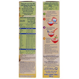 Bột ăn dặm Nestle lúa mì sữa 200g trên 6 tháng