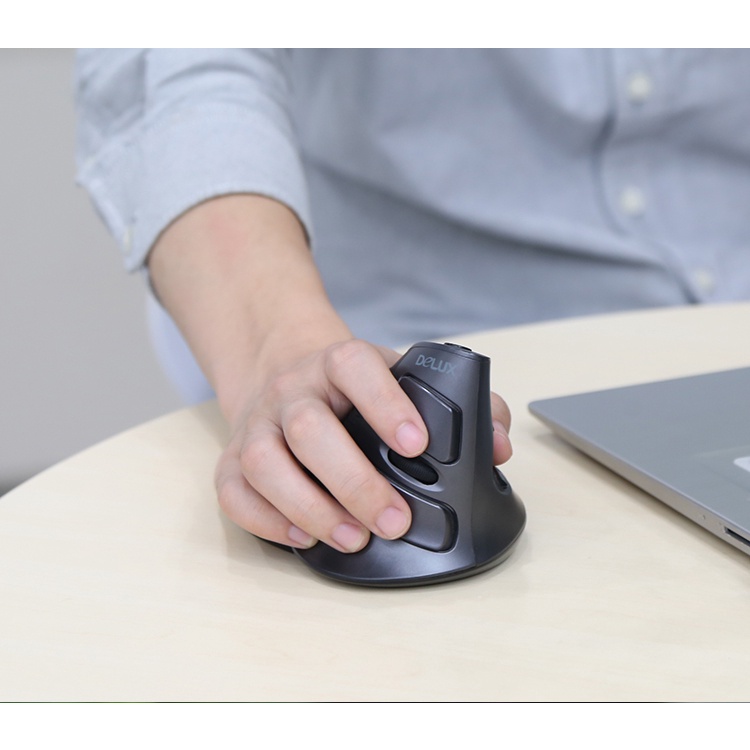 Chuột quang Delux M618GX 6 nút bấm 1600DPI kết nối không dây tiện lợi